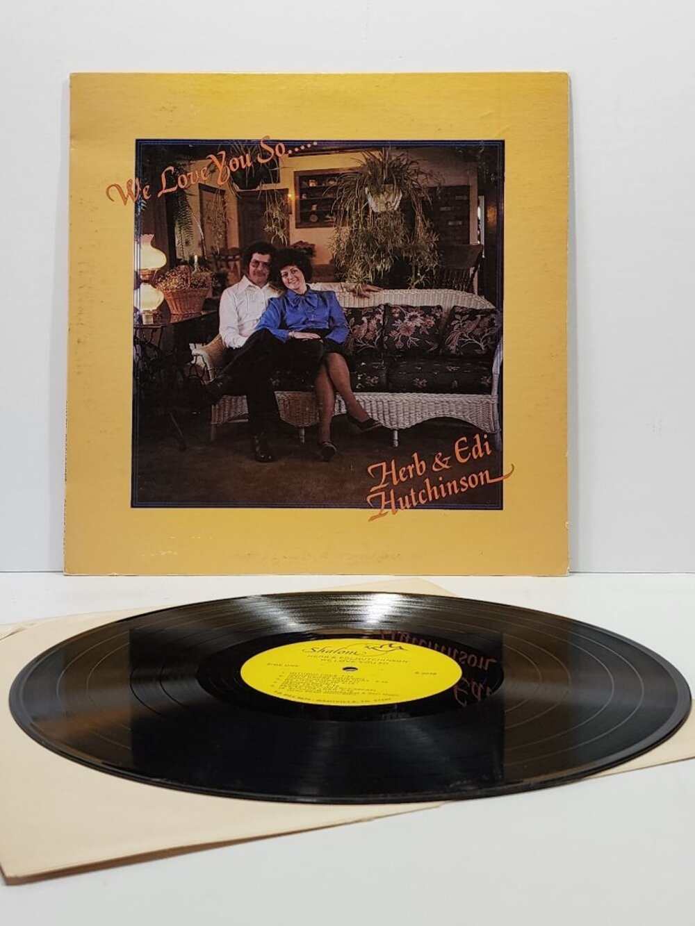 We Love You So by Herb & Edi Hutchinson Vinyl LP Album RARE DISCONTINUED